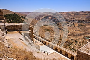 View from Al Karak Castle, Jordan