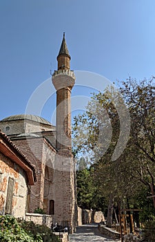 View from Alanya city Turkey - kale - Alanya fortress on the mountain