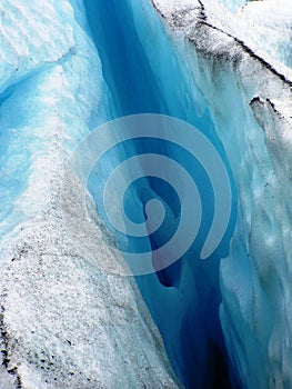 View of Alaska ice sheets and Glaciers