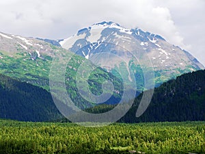 View of Alaska landscape