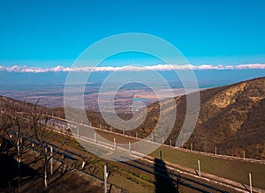 View on Alazany Valley. Kakheti.