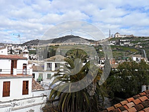 View of the Albayzin and Sacromonte -Granada-Spain