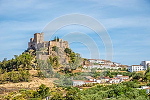 View at the Alburquerque castele - Spain