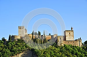 View of the Alcazaba, Alhambra