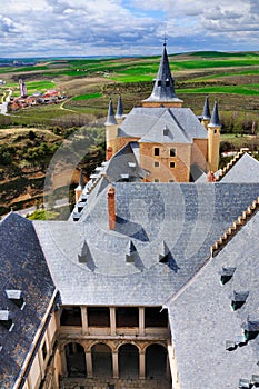 View from the Alcazer, Segovia, Spain