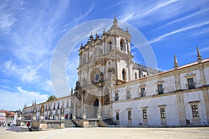 View of the AlcobaÃ§a Cathedral