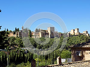 Alhambra from the Albayzin-Granada photo