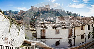 View of the Alhambra of Granada from the Albaicin