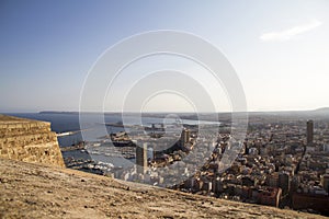 View of alicante castle