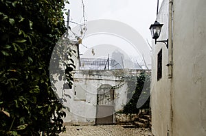 View of the alley in Safed photo