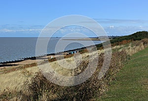 A view along the Coast at Tankerton in Kent