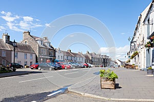 The View Along Lauder High Street