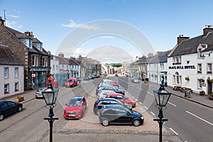 The View Along Lauder High Street