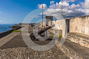 A view along the ramparts of Fort Charlotte, Kingstown. Saint Vincent photo