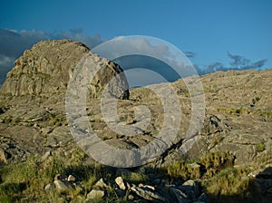 Landscape view in Altas Cumbres, Cordoba, Argentina photo