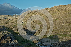 Landscape view in Altas Cumbres, Cordoba, Argentina photo