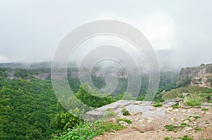 View from the alp of mountain