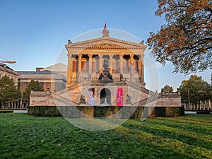 View of the Alte Nationalgalerie in Berlin