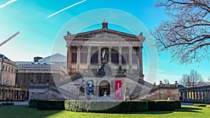 View of the Alte Nationalgalerie in Berlin