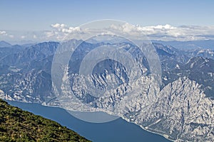 View from Altissimo to lake Garda photo