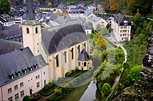 View of Alzette, Luxembourg