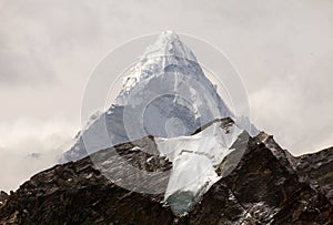 View of Ama Dablam on the way to Everest Base Camp