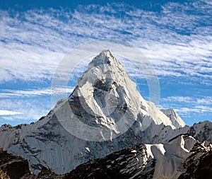 View of Ama Dablam on the way to Everest Base Camp