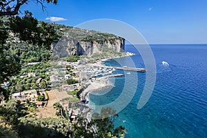 The Amalfi Coast near Vico Equense. Italy photo