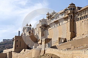 View of Amber Fort in Jaipur, Rajasthan, India