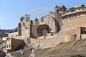 View of Amber Fort in Jaipur, Rajasthan, India