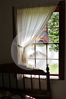 View from an Amish bedroom window