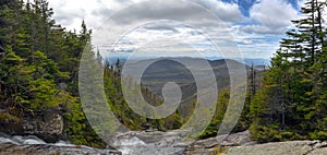 View from Ammonoosuc ravine trail at Mount Washington