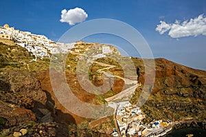 View from Amoudi Santorini