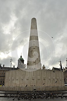 View of Amsterdam Monument