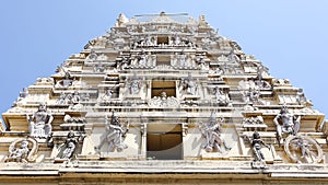 View of Ananteshwara Temple Dome, Kerala Style Temple, Udupi.