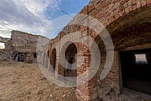 View of the ancient Abbey of Sant`Agata Martire in Puglia - Italy photo