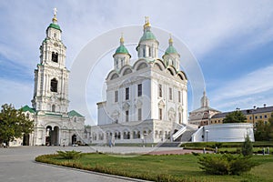 View of the ancient Assumption Cathedral. Astrakhan Kremlin. Russia