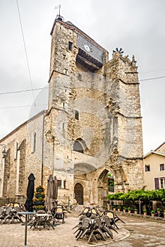 View at the Ancient Chrch of Saint Martin in Souillac ,France photo