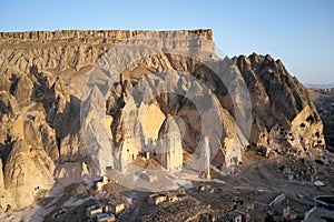 View of an ancient city at Cappadocia, Turkey.