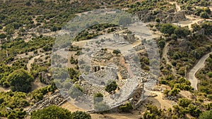 View of the ancient city of Kaunos