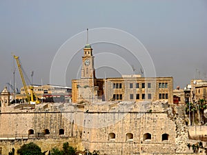 The view of ancient city of Vittoriosa, Malta
