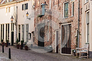 View at the ancient Dutch city Deventer