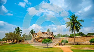 View of the ancient Gangaikonda Cholapuram Temple