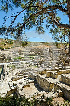 View of ancient Kameiros