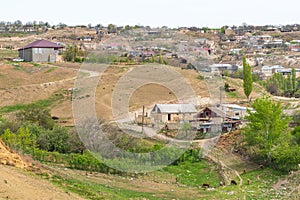View of the ancient village of Sundu located in Azerbaijan