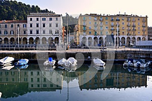 A view from Ancona quartiere archi, marche, Italy