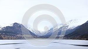 The View From the Andalsnes Waterfront Looking Towards Isfjorden