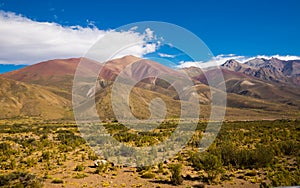 View of Andes mountains, Valle Hermoso