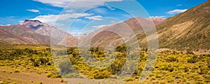 View of Andes mountains, Valle Hermoso