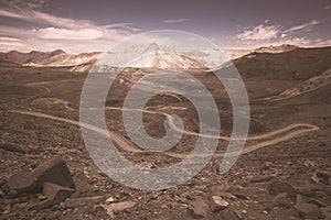 View of Andes mountains, Valle Hermoso photo